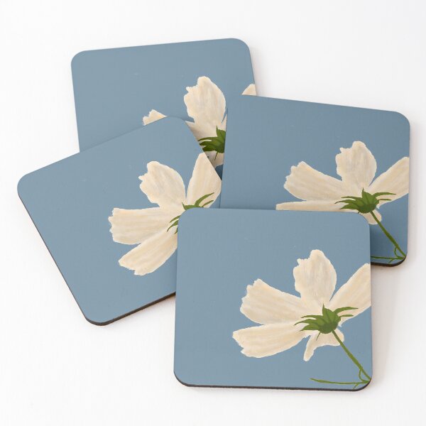 Item preview, White Upside Daisy Flower Against a Blue Sky designed and sold by InspiredPamjoy.
