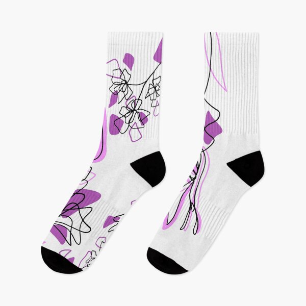 Item preview, Butterfly Flowers in Lines designed and sold by Kazyii.