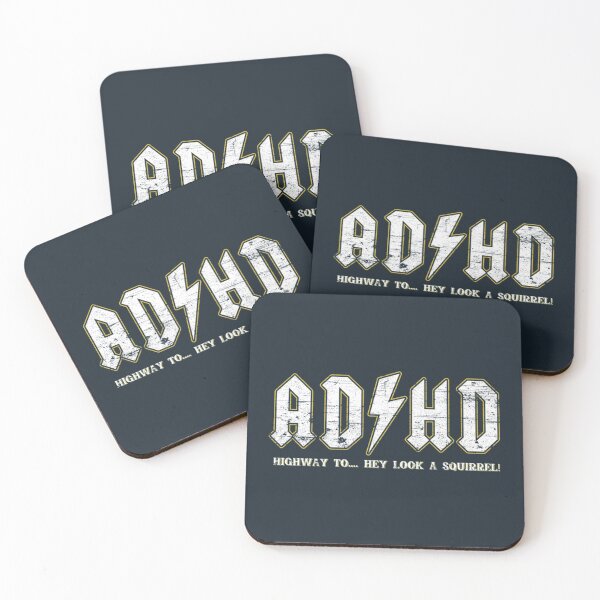 Item preview, ADHD Highway To Hey Look A Squirrel designed and sold by hey-meow.
