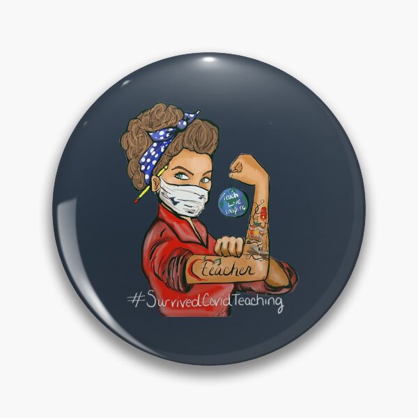Item preview, Survived Covid Teaching designed and sold by hey-meow.