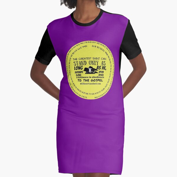 Saint - Christian Graphic T-Shirt Dress