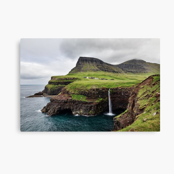 Gasadalur Falls Canvas Print