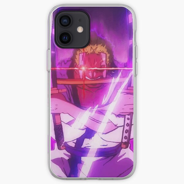 Zoro purgatory onigiri, 3 sword style from one piece iPhone Soft Case