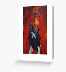 Her Puerto Rican pride Greeting Card