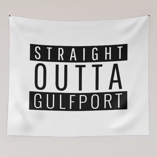 Item preview, Straight Outta Gulfport Mississippi  designed and sold by Teelogic.