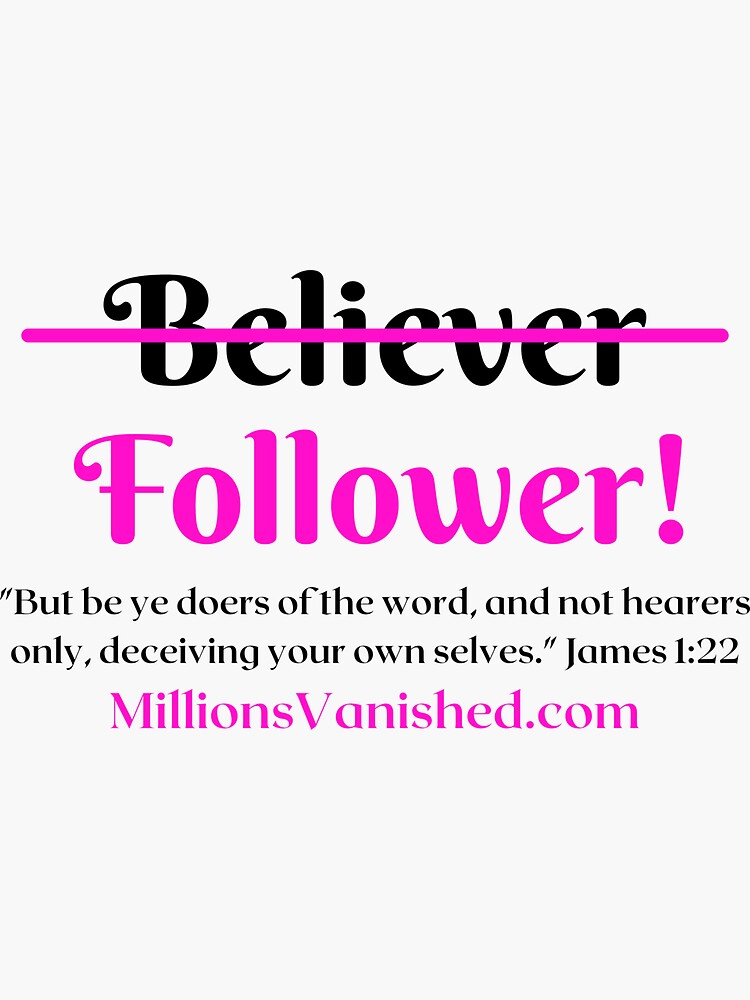 Thumbnail 3 of 3, Sticker, Follower - Christian  designed and sold by 1thes416.