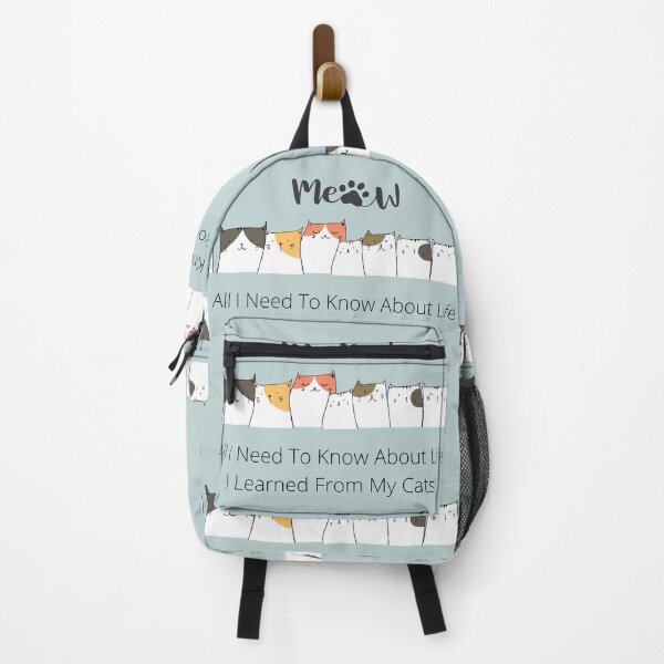 Item preview, All I Need To Know About Life I Learned From My Cats! designed and sold by Colour-up.