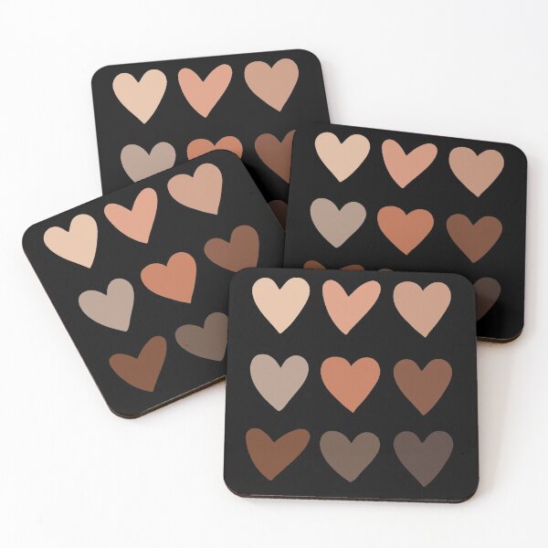 Item preview, Skin Tone Hearts Be Kind Melanin designed and sold by NamelyCamel.