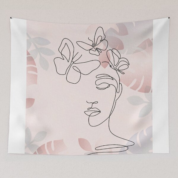 Item preview, Minimalist woman portrait designed and sold by paulrommer.
