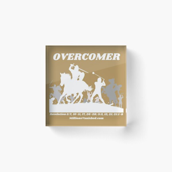 Overcomer - Christian  Acrylic Block