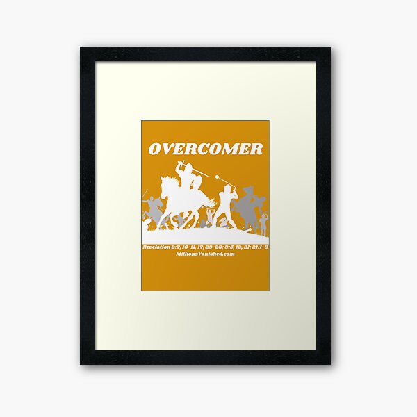 Overcomer - Christian Framed Art Print