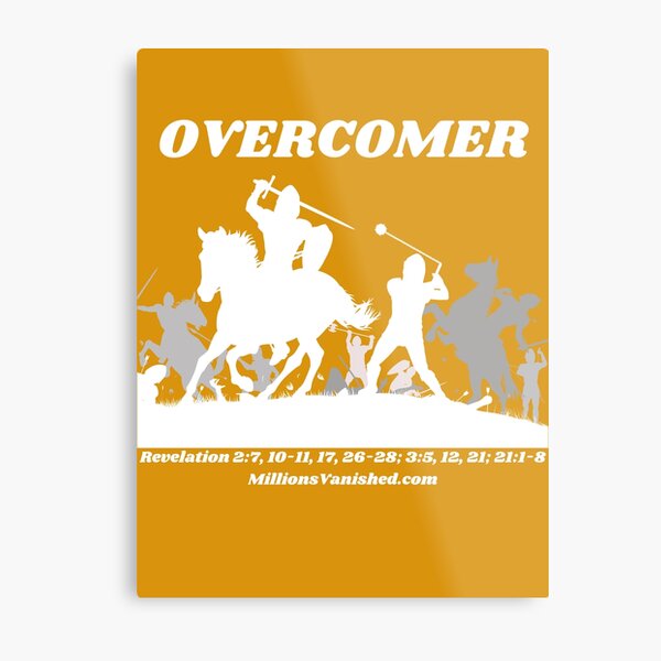 Overcomer - Christian Metal Print