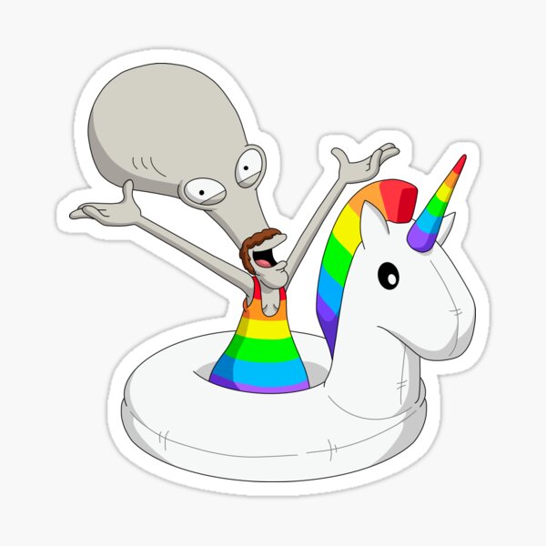 Vista previa del artículo con la obra «Roger en arcoiris», diseñado y vendido por onisam.