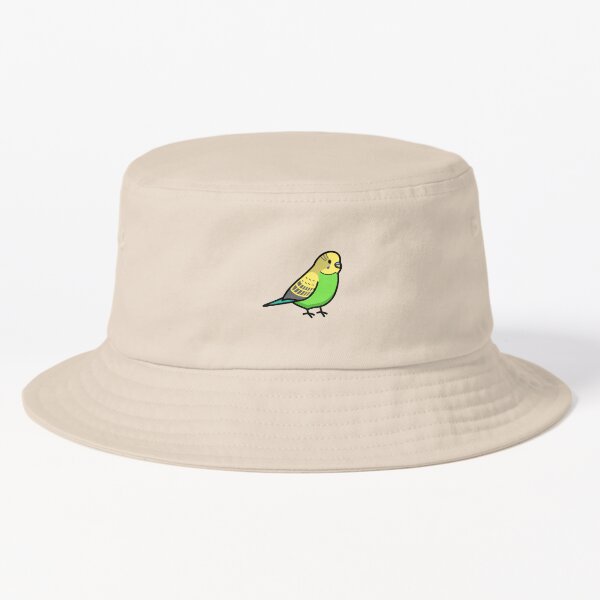 Green Budgie Bucket Hat