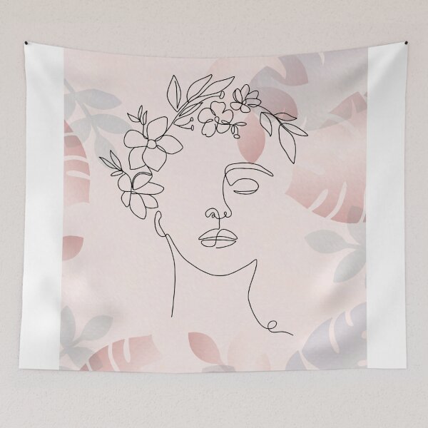 Item preview, Minimalist woman portrait designed and sold by paulrommer.