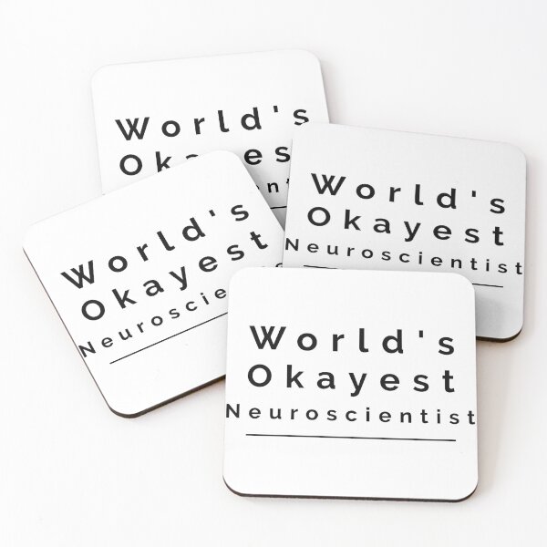 Item preview, World's okayest neuroscientist designed and sold by Dvzshirts.