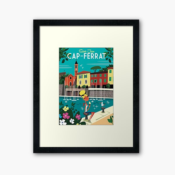 Item preview, Saint-Jean-Cap-Ferrat poster designed and sold by GAGodel.