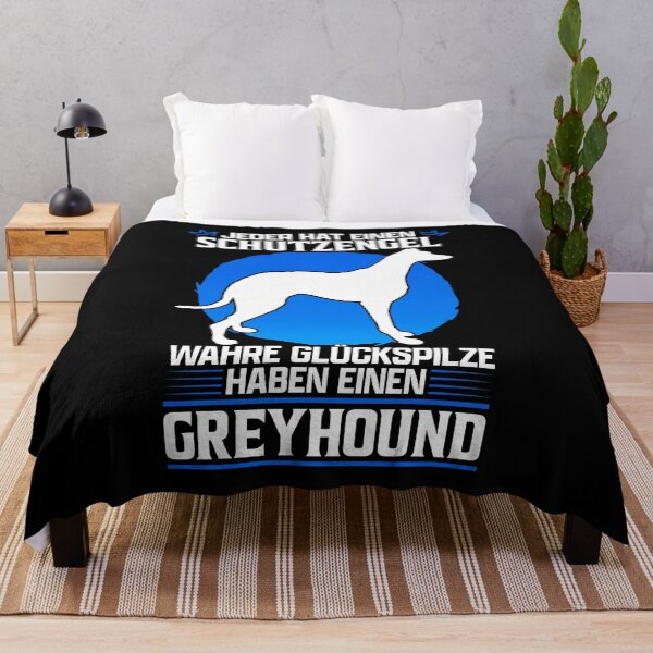 Artikelvorschau, Greyhound Schutzengel kurzhaariger Windhund Spruch entworfen und verkauft von madgrfx.