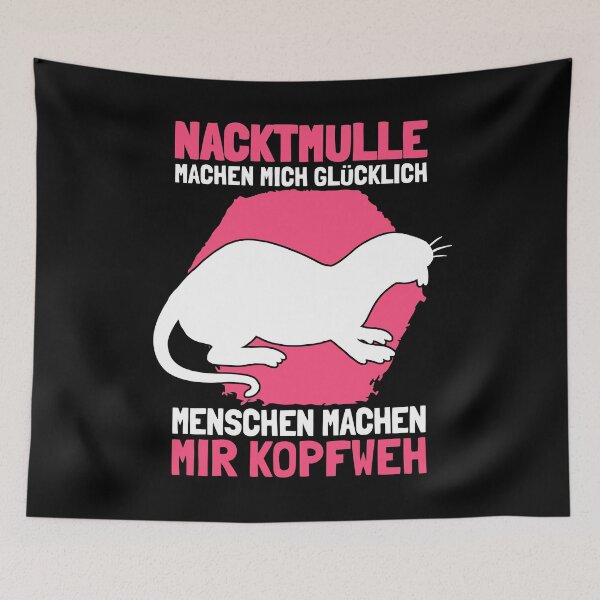 Item preview, Naked mole rat headache rodent rodent sand digger designed and sold by madgrfx.