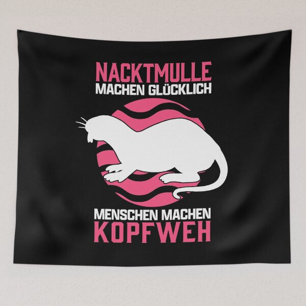 Item preview, Naked mole rat headache rodent rodent sand digger saying designed and sold by madgrfx.
