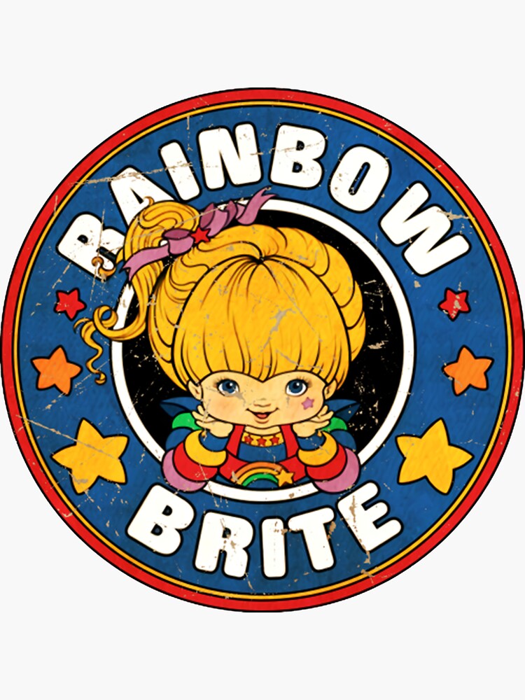 Vintage Rainbow Brite  Sticker for Sale by TimothyNock