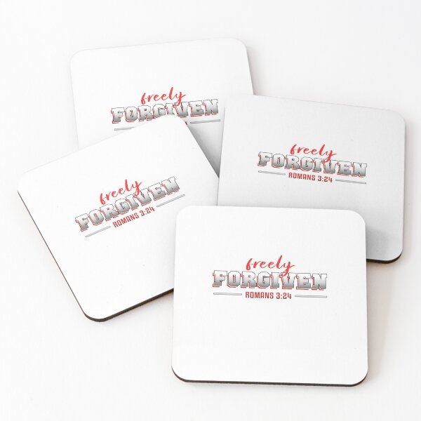 Item preview, Romans 3:24 Christian Bible Verse designed and sold by garmentoffaith.