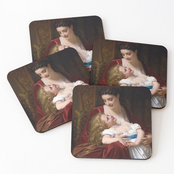 Item preview, Maternal Affection by Hugues Merle designed and sold by academic-art.