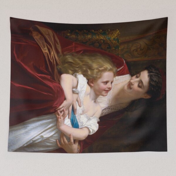 Item preview, Maternal Affection by Hugues Merle designed and sold by academic-art.