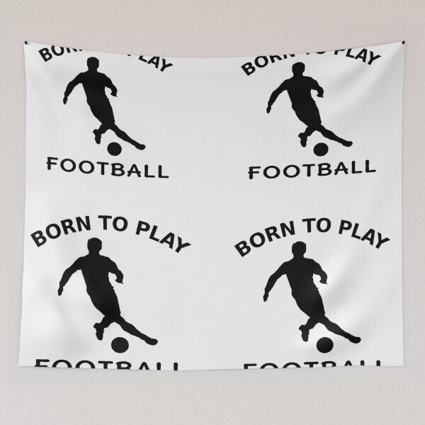 Item preview, born to play football sticker pack designed and sold by shirtsdesignpk.