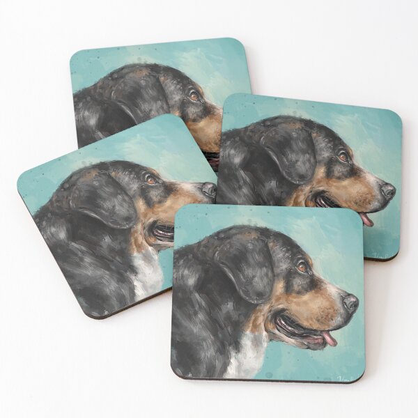 Item preview, Painting of Greater Swiss Mountain Dog designed and sold by ibadishi.