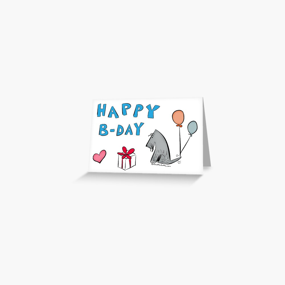 Jack - Happy Birthday - Present Greeting Card