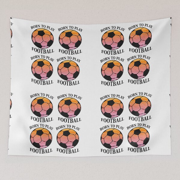 Item preview, Born to play football sticker pack designed and sold by shirtsdesignpk.