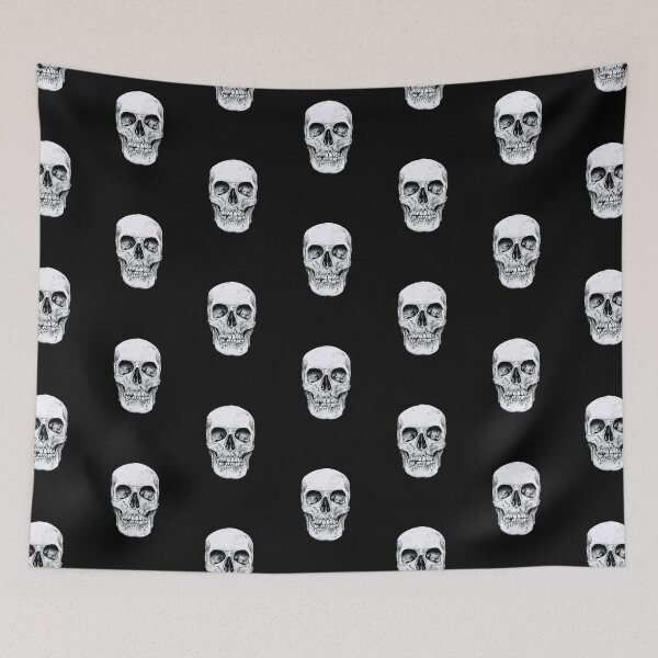 Item preview, Skully's black and white Skull designed and sold by newmanarts.