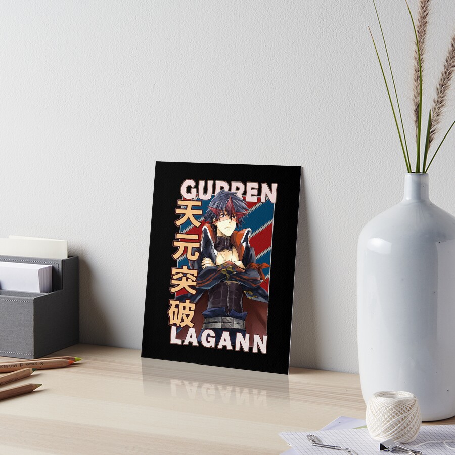 Lámina rígida «Simon Gurren Lagann Wall ArtSimon the Digger Anahori
