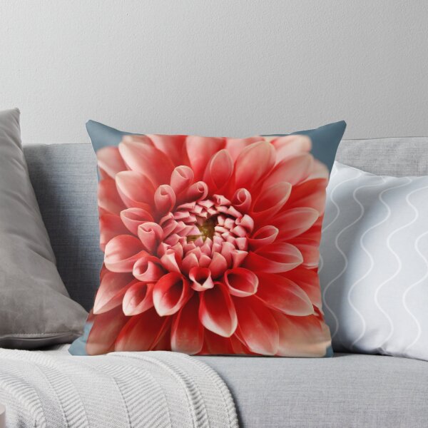 Item preview, Dahlia on blue background designed and sold by PilarSG.
