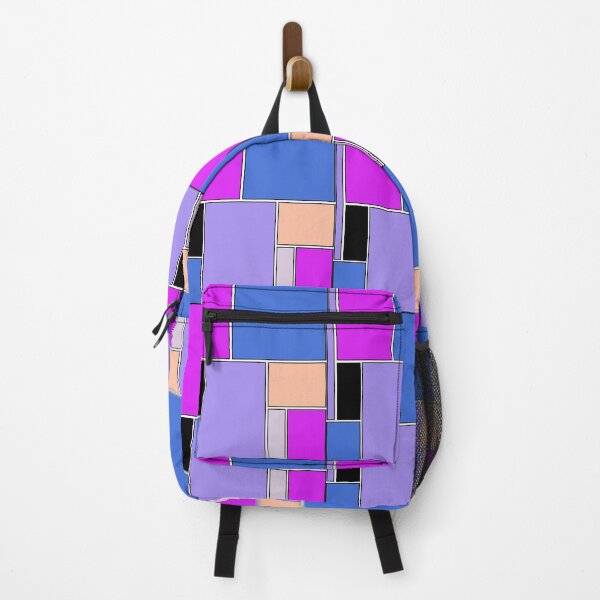 Item preview, Retro Geometric Pattern in blues and purples designed and sold by MondaysChild.
