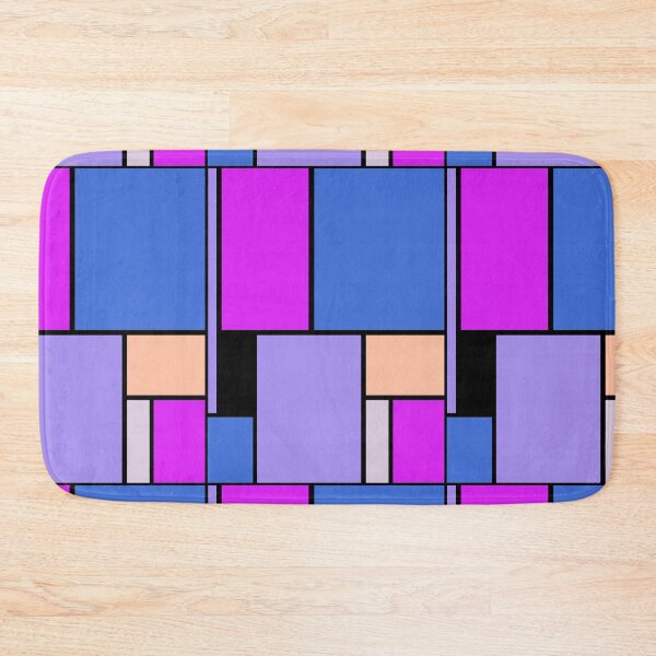 Item preview, Retro Geometric Pattern in blues and purples designed and sold by MondaysChild.