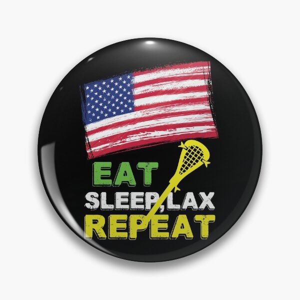 Item preview, Lacrosse Usa American Flag designed and sold by Buzzbazaar.