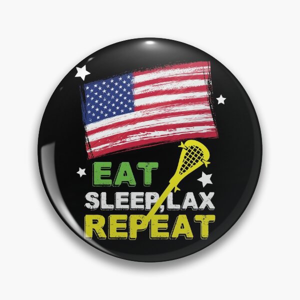 Item preview, Lacrosse Usa American Flag designed and sold by Buzzbazaar.