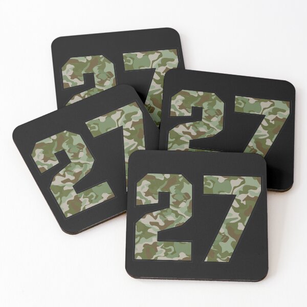 Item preview, Army Camouflage Number Twenty-Seven Soldiers Lucky Number 27 designed and sold by Urosek.