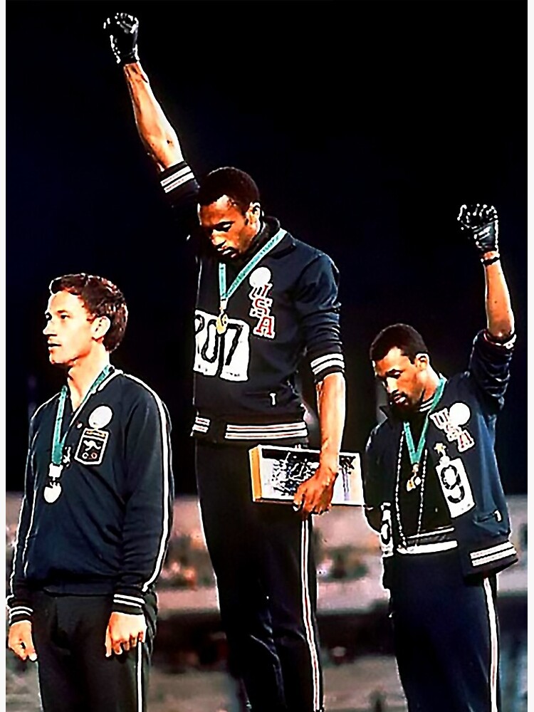 "Black Power Salute Vintage 1968 Olympics" Poster For Sale By ...