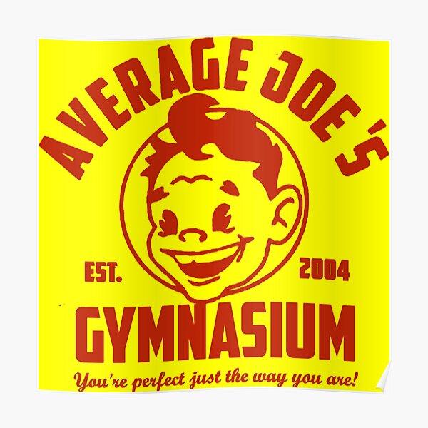 Dodgeball Average Joes Gymnasium Poster By Window9009 Redbubble