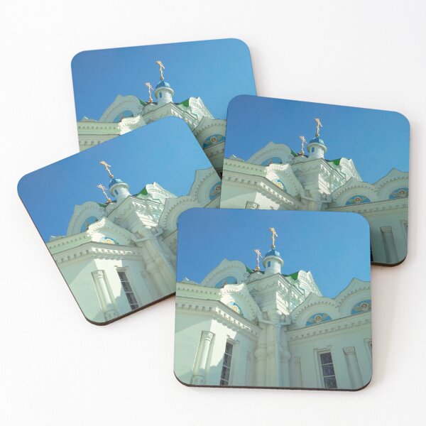 Item preview, Orthodox temple against the background of the blue cloudless sky, architectural decision  designed and sold by helenkaiy.