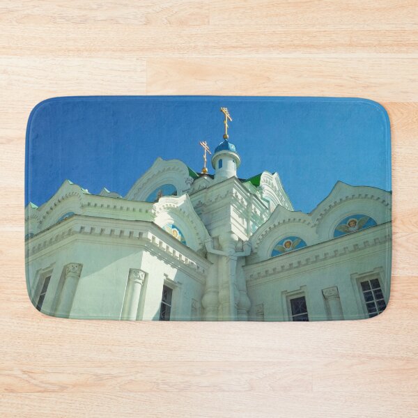 Item preview, Orthodox temple against the background of the blue cloudless sky, architectural decision  designed and sold by helenkaiy.