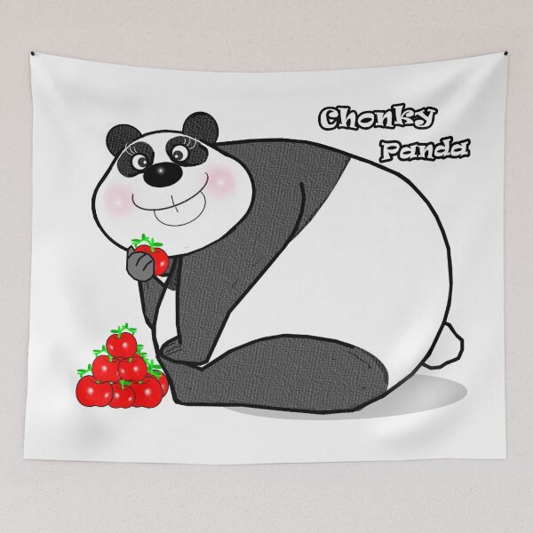 Item preview, chonky cute panda  designed and sold by Shirley cute art .