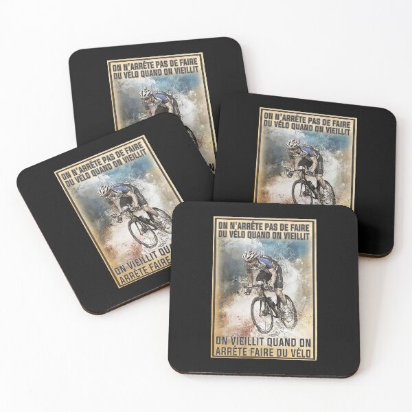 Item preview, You Don't Stop Cycling When You Get Old - Cyclists designed and sold by MagicatcoArt.