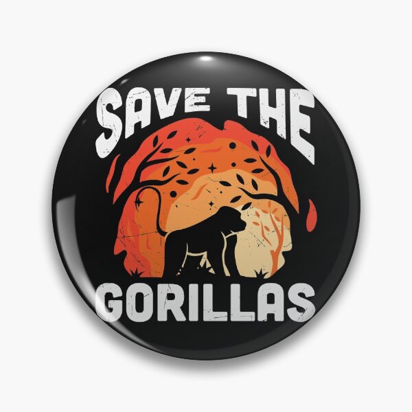 Item preview, save the gorillas designed and sold by anthonybarr1205.