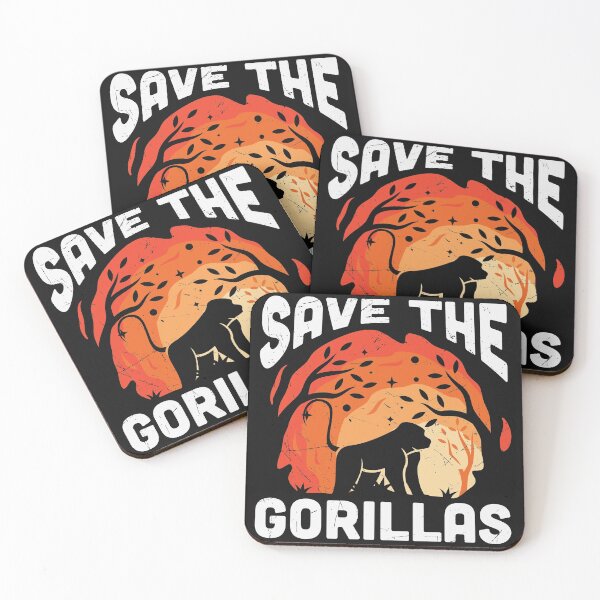 Item preview, save the gorillas designed and sold by anthonybarr1205.