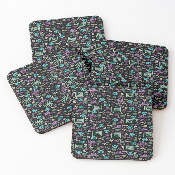 Item preview, Basic geometrical doodle pattern  artwork print designed and sold by Bkstores.