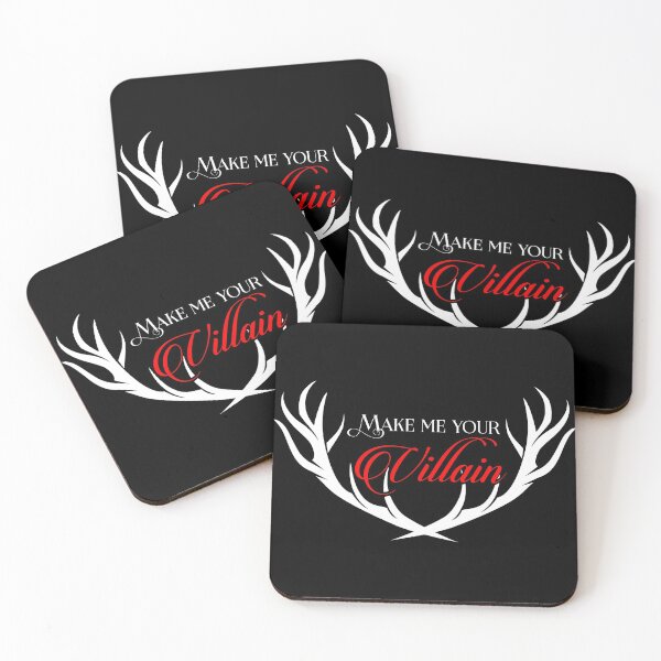Item preview, Make me your Villain - white and red designed and sold by Astrid-of-berk.